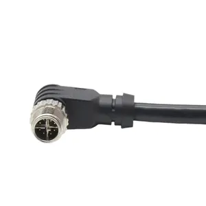 Connecteur de fil à 8 broches de haute qualité avec connecteur RJ45 étanche CAT 6A 8 broches M12 connecteur de câble DIN M12 mâle X Code - Product Image 2