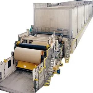 Recycle Paper Machine Equipment Kraft Paper Making Machine Prices used for Paper Mill Plant