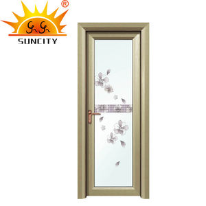 <span class=keywords><strong>Porte</strong></span> coulissante blanche imperméable en aluminium et en aluminium <span class=keywords><strong>de</strong></span> pivot avec le verre utilisé pour la salle <span class=keywords><strong>de</strong></span> bains - Product Image 3