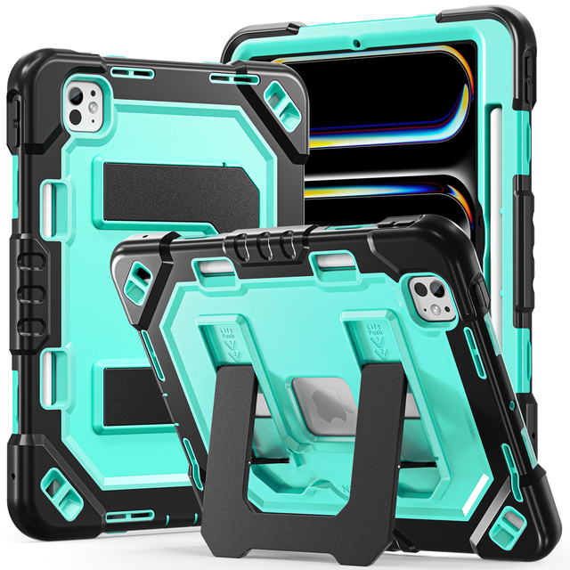 Shockproof Heavy Duty Rugged Protective Tablet ipad Case for Ipad Pro 11 11 Inch A3006 M4 2024