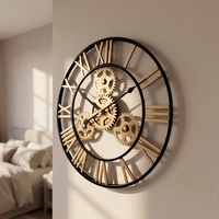 2027 Zhongpin Bestseller Heimuhrenmaschine Neuerscheinung Metall Top-Auswahl 40cm Wanduhr