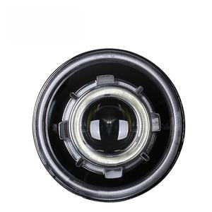 Faro Delantero para Motocicleta, Proyector Bi-Xenón LED HID de 75W, 7 Pulgadas, 6000K, 12V, Universal, Bombilla H4, 6000 Lúmenes, Diseño Ojos de Demonio - Product Image 2