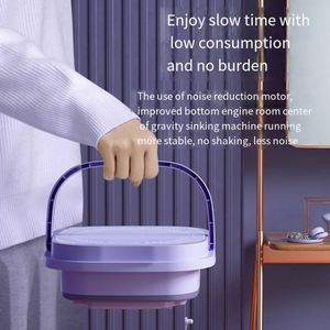 Collapsible <b>Mini</b> Foldable Washer 3 Modes Deep Cleaning Foldable Portable Washing Machine for Baby Clothes, Underwear - Product Image 4