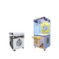 Machine de jeu d'arcade à grue pliable avec lumières LED, machine de rédemption de prix commerciale pour parcs d'attractions et centres commerciaux