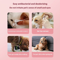 Lingettes de toilettage écologiques non tissées pour animaux – Soin déodorant doux pour chiens et chats, sûres pour les pattes, le pelage et les peaux sensibles, utilisation quotidienne rapide