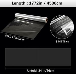 Gift Wrapping Moisture Proof <b>Shrink</b> Film Roll for Transparent Soft Clear <b>Plastic</b> Wrap 100 Ft X 16 Inches 2mil Thickness Candle - Product Image 2