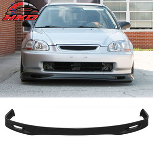 Alerón delantero estilo SPN para Honda Civic 96-98 EK, labio inferior, spoiler de PU, piezas de automóvil, accesorios automotrices - Product Image 1
