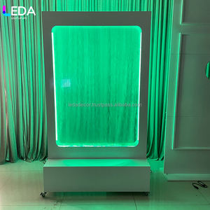 Cabina Telefónica LEDA Moderna para Bodas con Mensaje Personalizado, Tablero de Mensajes de Metal/Acrílico, Accesorios de Decoración para Lugares de Boda - Product Image 4