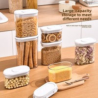 Boîte de conservation alimentaire ovale en plastique JX avec couvercle – Organisateur de cuisine moderne et simple pour collations et utilisation au réfrigérateur