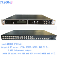 Équipement de pointe pour télévision numérique haute définition, modulateur RF de signal satellite FTA DVB-S2 vers DVB-C/DVB-T/ISDBT avec gestion Web NMS