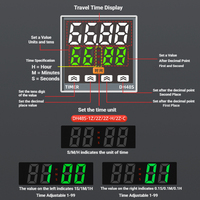 DH48S/1Z/2Z Timer Tunda Daya Aktif Digital dengan Siklus Jeda Reset - Multi-Model 0.01s-99.99H/990H Relay Waktu