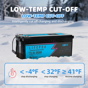 SOEC paket baterai penyimpanan energi Ion Lithium, 24V 300Ah SOEC Lifepo4 dengan tampilan LCD 12V 48V 100Ah 200Ah pilihan - Product Image 4