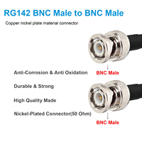 Câble coaxial personnalisé RG142 SMA mâle vers SMA mâle Extension d'antenne à très faible perte de 50 ohms pour équipement réseau 3G/4G/5G/LTE