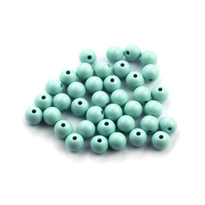 ILAN Abalorios Perline monocolore da 10 mm 40 pezzi per la creazione di gioielli - Product Image 2