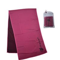 Serviette de sport rafraîchissante en microfibre à séchage rapide, sensation de fraîcheur glacée, impression de logo personnalisée, pour les voyages et les activités de plein air