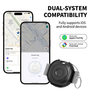เครื่องติดตามขนาดเล็กสำหรับระบบ IOS และ Android ได้รับการรับรอง MFI ป้องกันสัตว์เลี้ยงหาย พร้อมระบบแจ้งเตือน ค้นหากุญแจ ค้นหาสิ่งของ คล้าย AirTag - Product Image 2