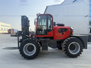 Chariot élévateur tout-terrain 4x4 diesel au meilleur prix, capacité 3 tonnes, 3,5 tonnes, 5 tonnes, 5000 kg, chariot élévateur tout-terrain à vendre - Product Image 4