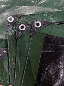 Bâche PE en feuilles avec laminage vert 2 faces poids léger 80 g/m² pour bâches en maille pour voiture camion transport - Product Image 3