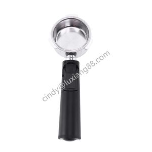 Tendance 2025 vente en gros <span class=keywords><strong>pas</strong></span> <span class=keywords><strong>cher</strong></span> 51mm poignée en plastique porte-filtre à café sans fond pour Machine à café professionnelle HOmix / Donlim - Product Image 6