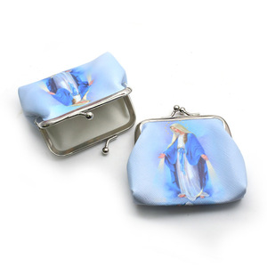 Printed <b>Coin</b> <b>Purse</b> Mini Oxford Cloth Metal Buckle Women's Portable Bag Everyday Use - Product Image 1