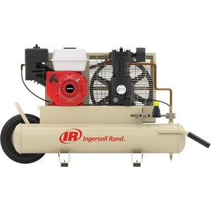 Compresor de Aire Ingersoll Rand de 5.5 HP y 8 Galones, a Gasolina, de Doble Cilindro, para Pistolas de Clavos, Amoladoras, Inflado y Trabajos de Impacto - Product Image 1