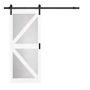 अमेरिकी आधुनिक घर सफेद लकड़ी के फ्रेम ग्लास डबल इंटीरियर स्लाइडिंग अतिरिक्त व्यापक आधुनिक नाई दरवाजे