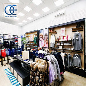 Negozio di articoli sportivi decorazione negozio di abbigliamento femminile Rack espositore appendiabiti mobili per negozio di abbigliamento - Product Image 6