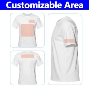 Sublimación camisetas en blanco 100 poliéster publicidad comercial promocional logotipo personalizado sublimaciones en blanco camisetas para hombre - Product Image 6