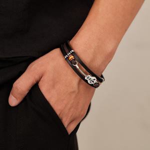 <span class=keywords><strong>Bracelet</strong></span> en <span class=keywords><strong>corde</strong></span> tressée pour <span class=keywords><strong>guitare</strong></span>, best-seller, <span class=keywords><strong>bracelet</strong></span> en cuir vintage pour homme, bijoux <span class=keywords><strong>de</strong></span> rue classiques au quotidien, ALN2601001407 - Product Image 4