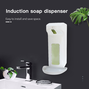 <span class=keywords><strong>Distributeur</strong></span> <span class=keywords><strong>mural</strong></span> <span class=keywords><strong>de</strong></span> désinfectant pour les mains sans contact avec bac d'égouttage capteur intelligent - Product Image 2