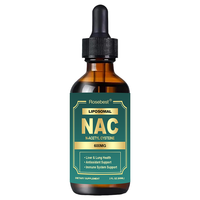 Vente en gros de suppléments anti-âge en vrac, formule personnalisée, purement végétaliens, 600 mg de NAC en gouttes, N-acétylcystéine pour la santé de la peau et les propriétés antioxydantes