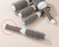 Brosse à cheveux en dentelle, peigne démêlant, brosse à cheveux humide, Logo personnalisé, poils de sanglier, peigne de soins de santé pour Salon, brosse démêlante pour cheveux