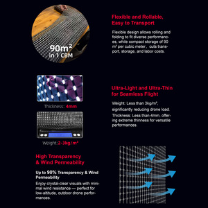 <span class=keywords><strong>Drone</strong></span> publicitaire léger P15 P20 avec écran LED pour projection numérique en vol – Solution de bannière marketing haute performance pour événements - Product Image 5