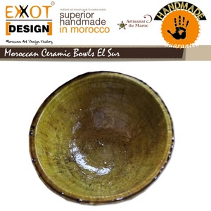 โบลิ่งเซรามิกส์โมร็อกโกทำมือ100% ปรับแต่งเทคนิคโดยตรงจากผู้ผลิต - Product Image 6