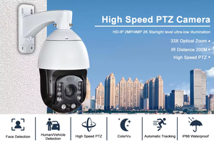 5MP 33X 8 Inch Double-layer <strong>Face</strong> <strong>Recognition</strong> AI <strong>IP</strong> <strong>Camera</strong> Infrared Distance 400m 120dB WDR Support People Counting - Product Image 3