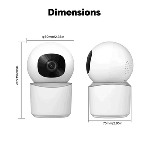 Kamera Keamanan Pintar Tuya 3MP WiFi Indoor Pan/Tilt, Pelacakan Gerakan, Deteksi Suara, Mendukung Onvif - Product Image 6
