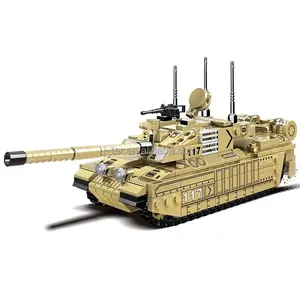 In Voorraad Kinderen Speelgoed Baksteen Militaire Leger Tanks 486 Stuks Bouwstenen Sets Diy Educatief Model Constructie Speelgoed