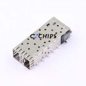 SFP 1658391 2X1Y Optical Module Connector Through hole Component (THT) Connector Case (Cage) SFP 2 With Post - Product Image 1