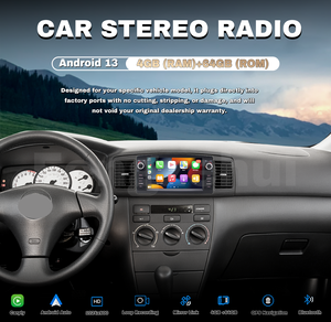 Đặc biệt Car Stereo Radio cho 2000-2006toyota Corolla được xây dựng trong không dây Carplay Android Auto GPS Hệ thống định vị wifi xe đài phát thanh - Product Image 2