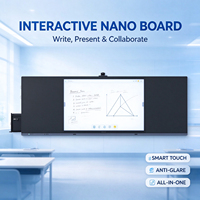 Tableau interactif intelligent Nano de 85 pouces avec écran tactile à stylet, tableau électronique pour l'apprentissage en classe scolaire