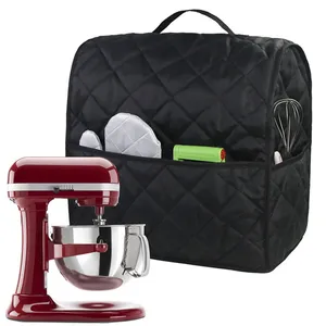 <span class=keywords><strong>Funda</strong></span> para Batidora de Pedestal <span class=keywords><strong>KitchenAid</strong></span> con Cabezal Inclinable de 4.5-5 Cuartos, Cubierta Antipolvo con Bolsillo para Accesorios de Electrodomésticos - Product Image 1