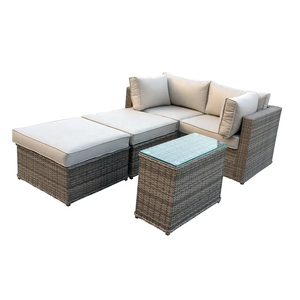 PE Rattan 3 Pieces <strong>Rising</strong> <strong>Table</strong> Dining Patio <strong>Garden</strong> KD Sofa Outdoor <strong>Furniture</strong> Set Rattan <strong>Garden</strong> Outdoor <strong>Furniture</strong> - Product Image 3