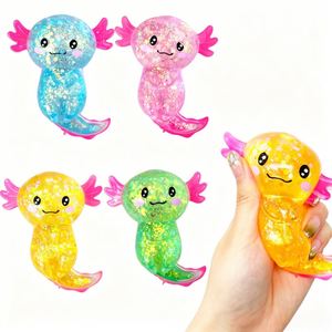 ของเล่นบีบแก้เครียดรูปซาลาแมนเดอร์ ยี่ห้อ USA Warehouse Axolotl ทำจากยางนิ่ม บีบแล้วคืนตัวช้า บรรเทาความวิตกกังวล  แบบสุ่มลาย - Product Image 2
