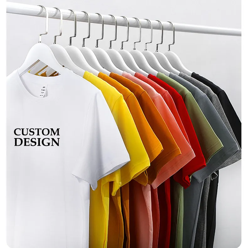 メンズTシャツベンダーデザイナーOEM半袖Tシャツコットン100% コットンホワイトプレーンカスタムラベルTシャツ若い男性と女性のための