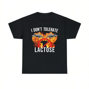 Maglietta divertente 'Non tollero la lattosio', Maglietta meme, Regalo scherzoso, Magliette scherzose - Product Image 1