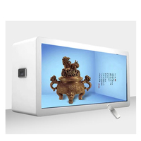 Boîte d'affichage LCD interactive transparente à écran tactile holographique 3D Holobox pour vitrine - Vente chaude