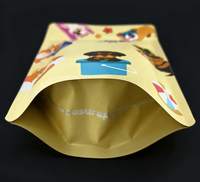 Support personnalisé imprimé en héliogravure finition brillante pour sachets Mylar anti-odeur pour biscuits, emballages pour animaux de compagnie (chats, chiens)