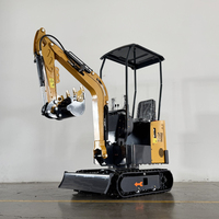 Mini-excavatrice à chenilles avec moteur EPA Kubota, 3,5 tonnes, micro-excavatrice de 1 à 2 tonnes, petite excavatrice agricole à vendre, livraison gratuite