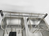 Friteuse à gaz à vente chaude, en acier inoxydable, équipement de cuisine commercial, haute qualité, bon prix, équipement de restauration à vendre