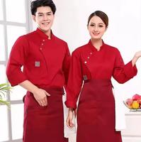 Uniforme de chef pour restaurant et bar Manteau de chef Veste de maître de cuisine spécialisée dans la production et la vente en gros
